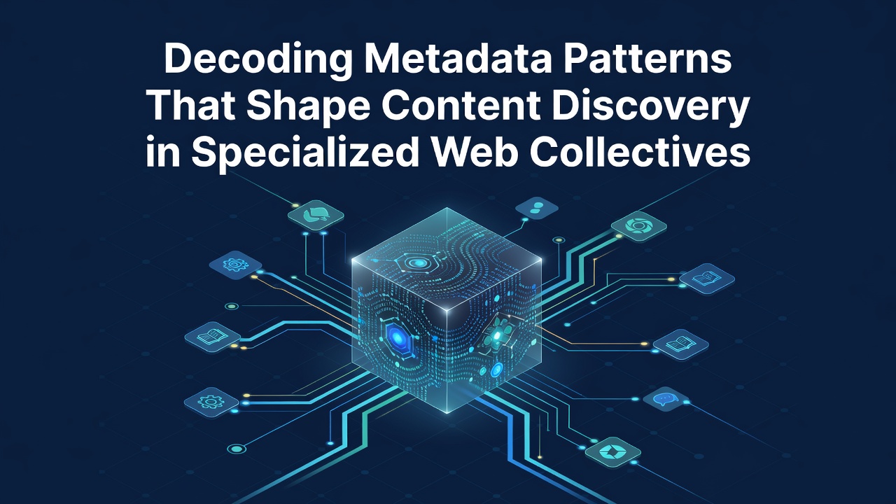Decoding Metadata Patterns That Shape Content Discovery in Specialized Web Collectives