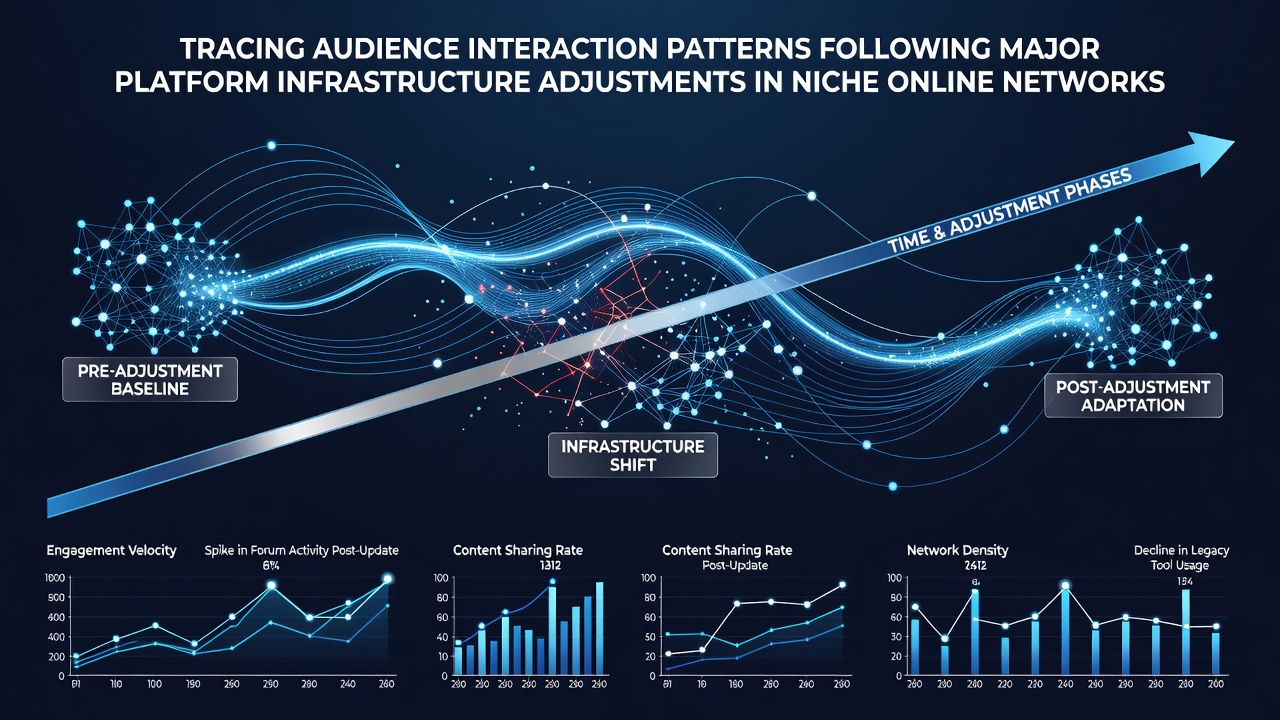 Tracing Audience Interaction Patterns Following Major Platform Infrastructure Adjustments in Niche Online Networks